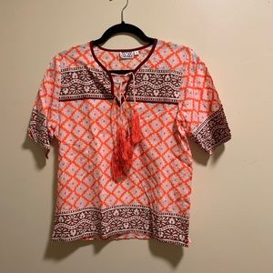 SZ blockprint for Jcrew top